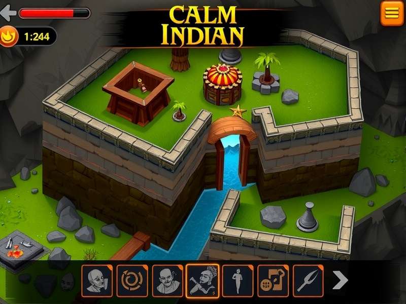 Om Calm Indian Saga Gameplay Screenshot
